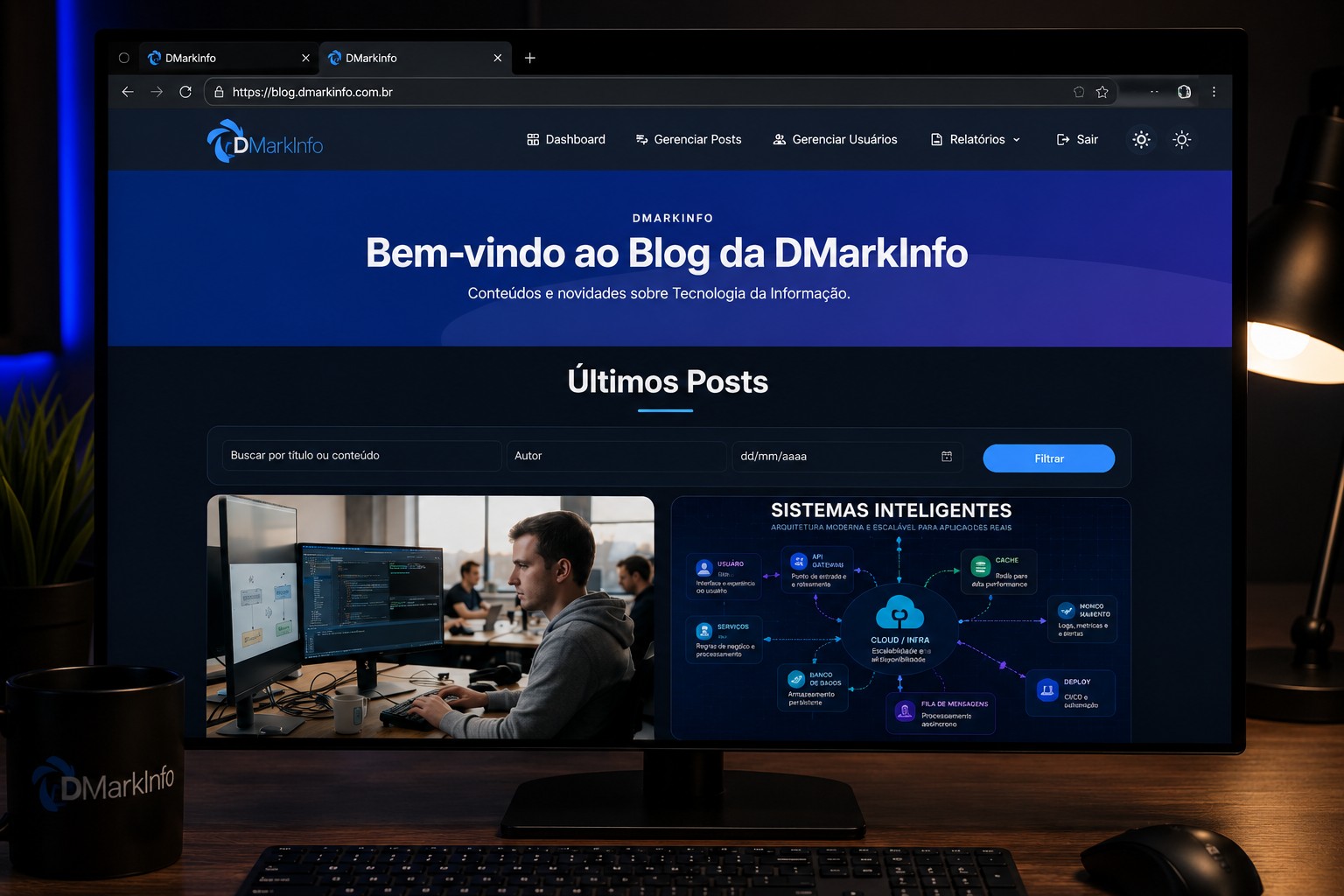 DMarkInfoBlog: finalmente comecei a refatoração do frontend