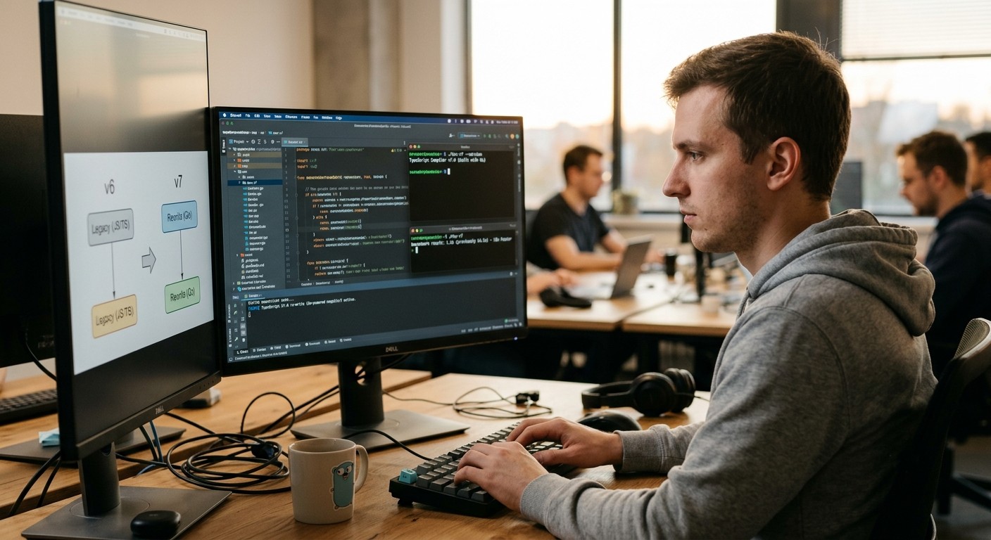 Microsoft anuncia TypeScript 7.0 reescrito em Go. O que isso implica na prática?